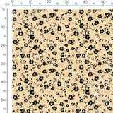 Tissu - mini fleurs leopard