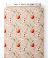 Tissu - Pommes et tranches avec pépins