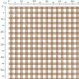 Tissu - Carreaux beiges simples