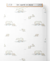 Tissu - Ours aquarelle en douceur