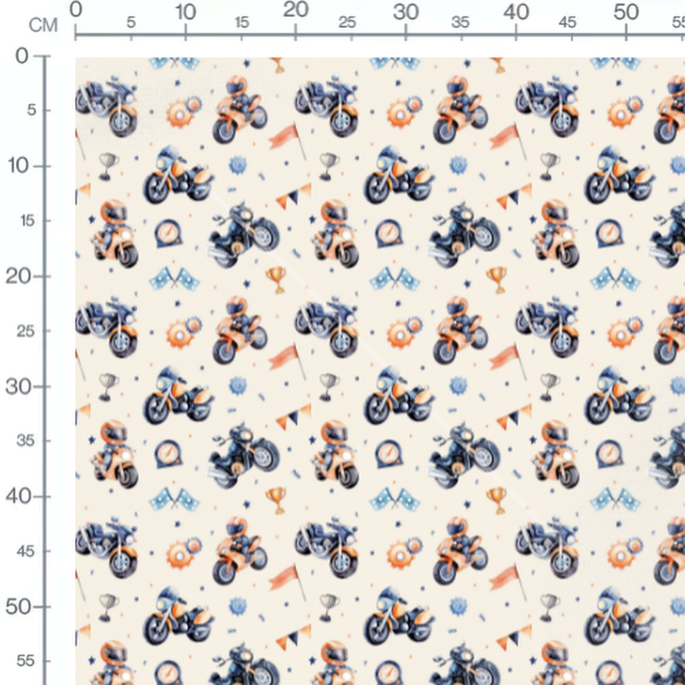 Tissu - Chats fleuris sur fond rose