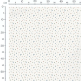 Tissu - Chats squelettes sur gris