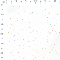 Tissu - Pois pastel sur fond blanc