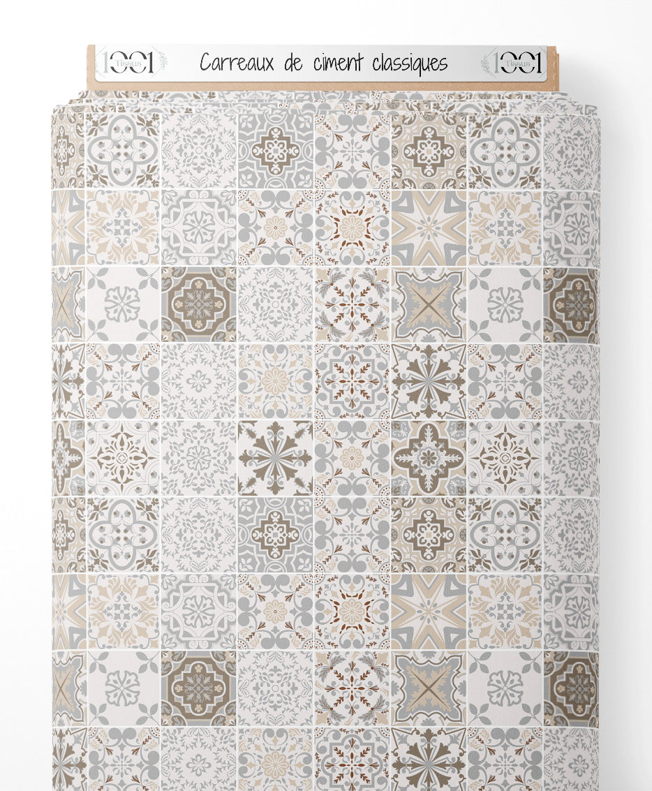 Tissu - Carreaux de ciment classiques