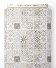 Tissu - Carreaux de ciment classiques