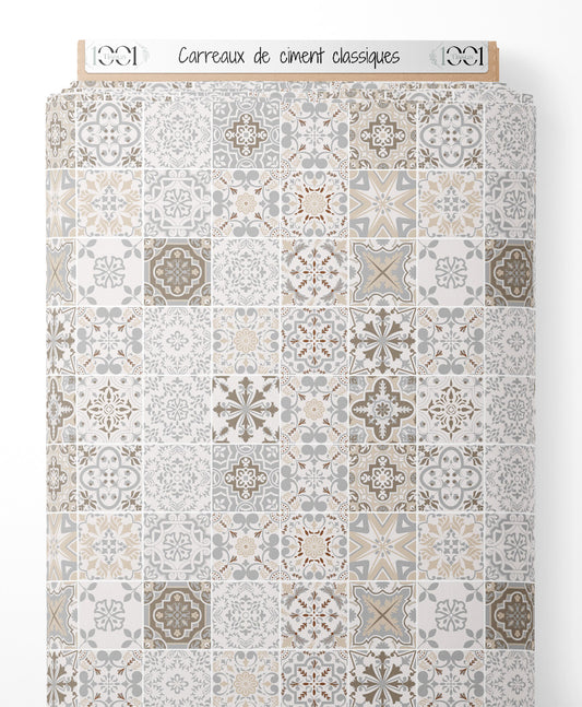 Tissu - Carreaux de ciment classiques