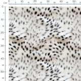 Tissu - fourrure leopard des neiges
