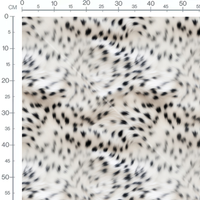 Tissu - fourrure leopard des neiges