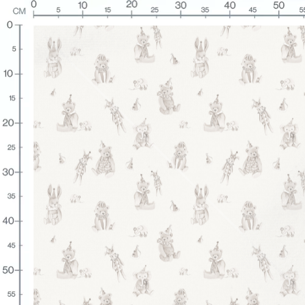 Tissu - Animaux en costumes festifs