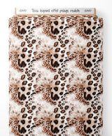 Tissu - leopard effet pelage realiste