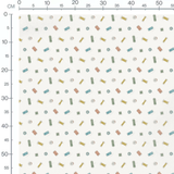 Tissu - Bobines vert, bleu et jaune