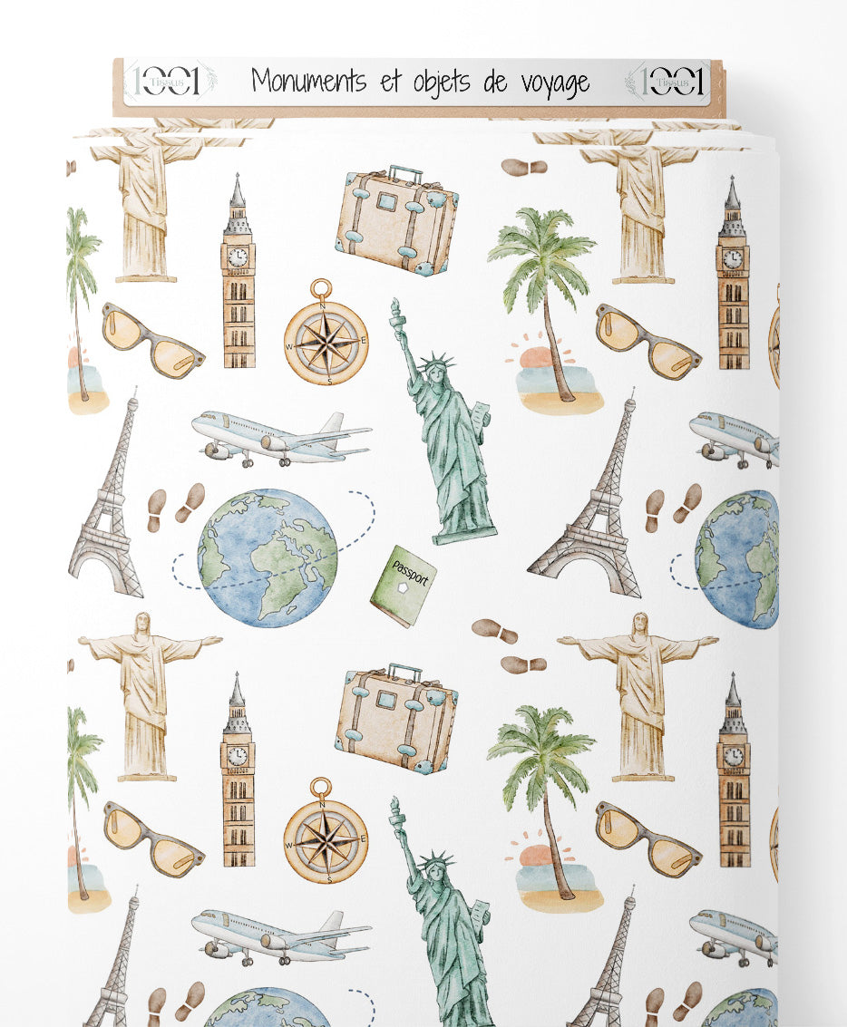 Tissu - Monuments et objets de voyage