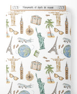 Tissu - Monuments et objets de voyage