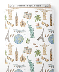 Tissu - Monuments et objets de voyage