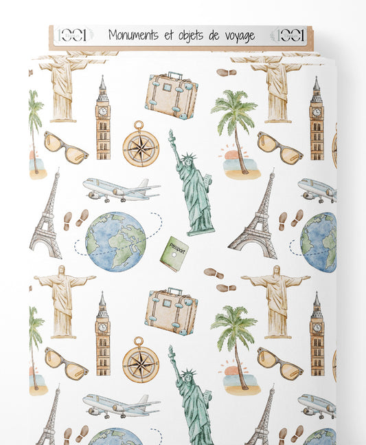 Tissu - Monuments et objets de voyage