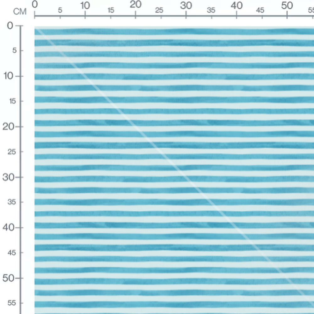 Tissu - Rayures bleues aquarelle