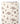 Tissu - Cerfs bruns et fleurs roses
