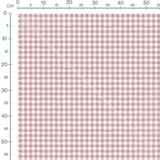 Tissu - Motif géométrique rose crème