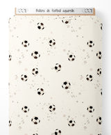 Tissu - Ballons de football aquarelle