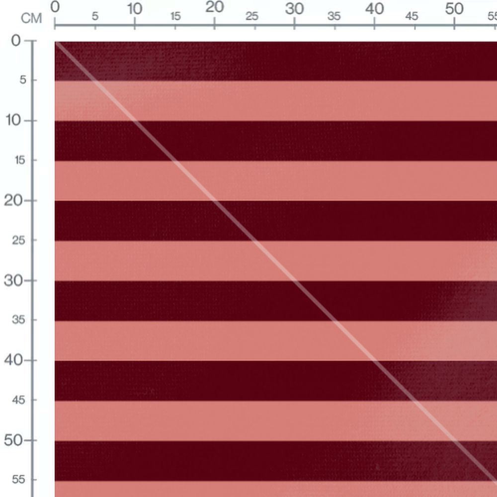 Tissu - Rayures bordeaux et rose