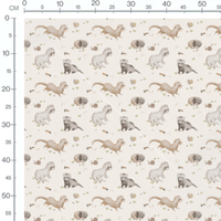 Tissu - Petits animaux et insectes