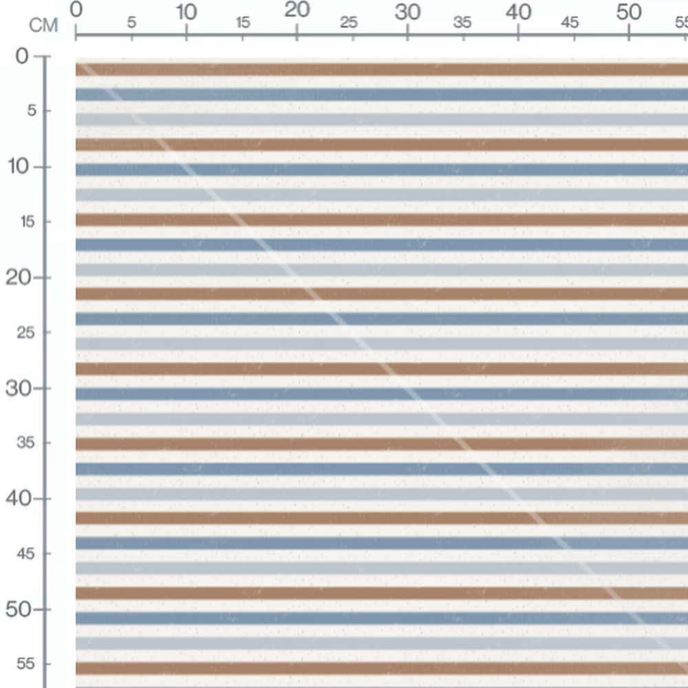 Tissu - Rayures avec points noirs