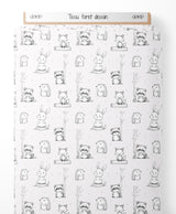 Tissu - Forêt dessin