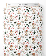 Tissu - Forêt de Noël