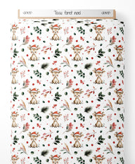 Tissu - Forêt de Noël