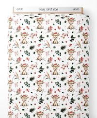 Tissu - Forêt de Noël