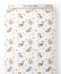 Tissu - océan mignon