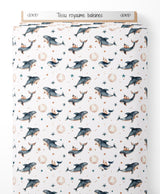 Tissu - Royaume baleine