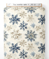 Tissu - Snowflake winter 4