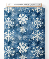 Tissu - Snowflake winter 5