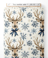 Tissu - Snowflake winter 3