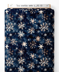 Tissu - Snowflake winter 6