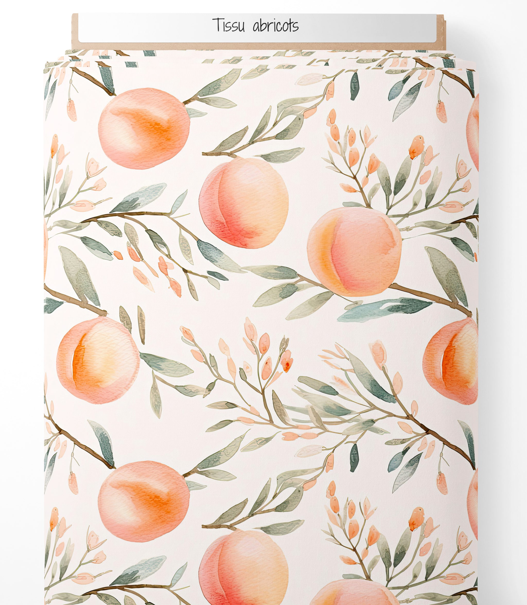 Tissu - Abricots