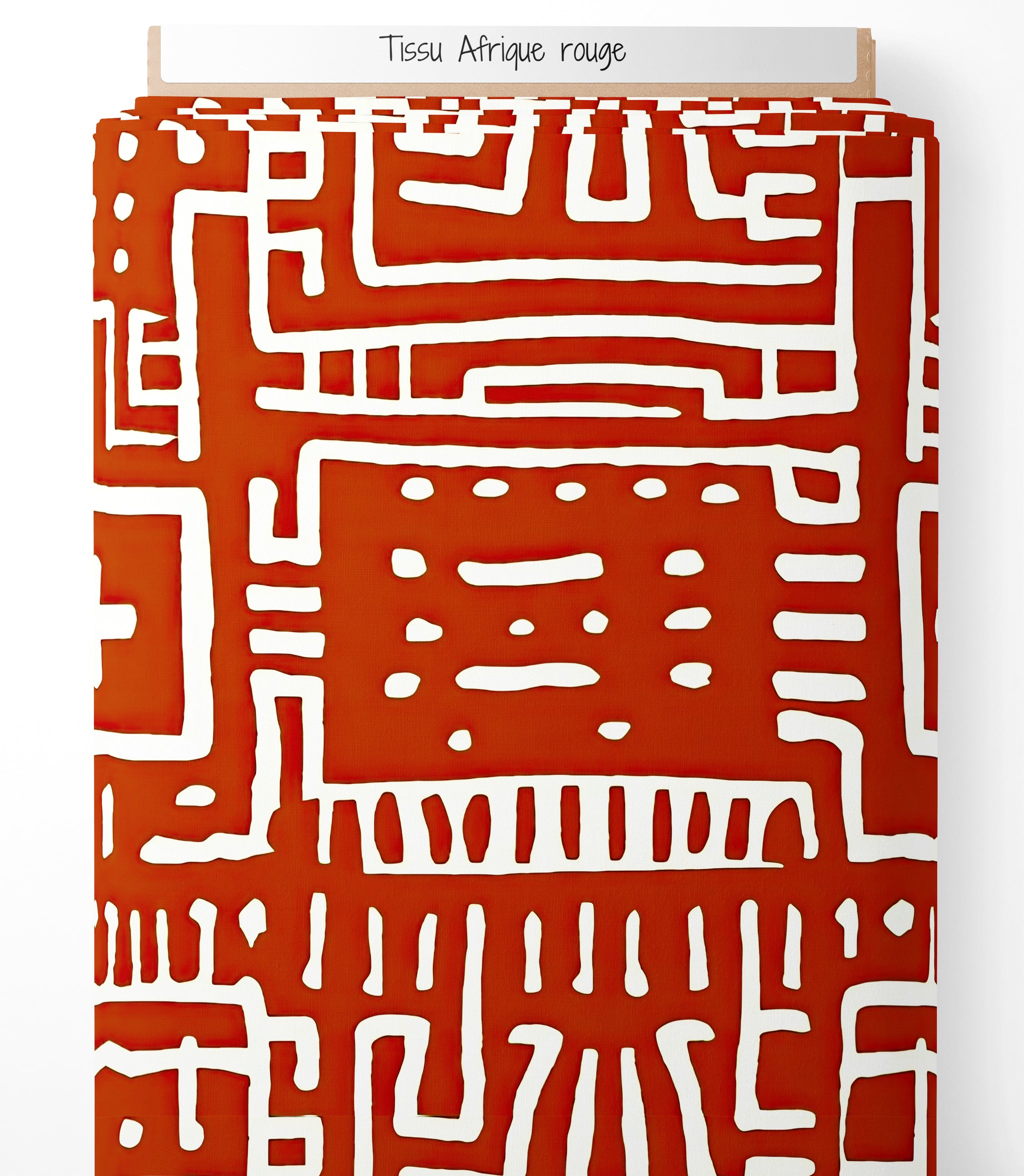 Tissu - Afrique rouge