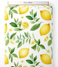 Tissu - Citrons